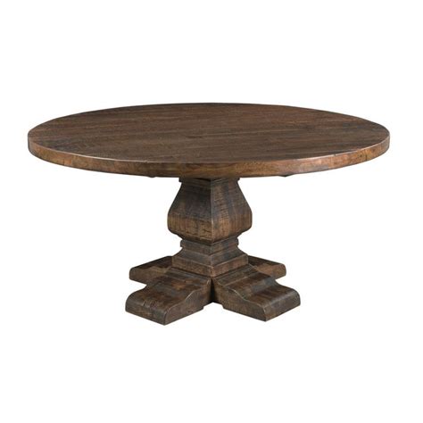 Woodbridge Round Dining Table Cartons By Coast To Coast Brown