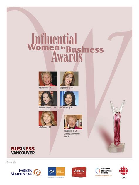 Influential Women In Business Awards 2013 By Glacier Media Digital