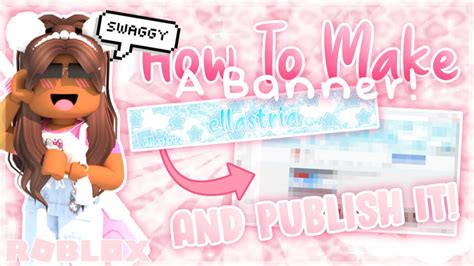 How To Make A Super Simple Cute And Trendy Roblox Banner Beginner
