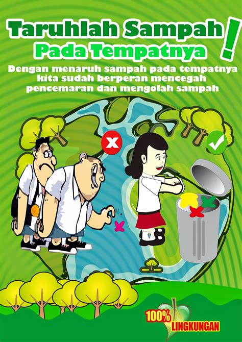 Ingat jangan buang sampah sembarangan. Poster Buang Sampah Pada Tempatnya! | Joshua Hansel Nurdi ...