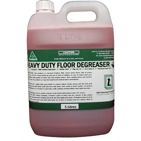 Heavy Duty Floor Degreaser Cbc Cleaning Products