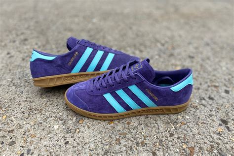 The Adidas Hamburg Trainer Gets Treated To A Tech Purple Update 80s