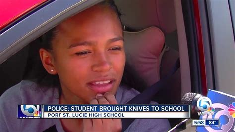 Port St Lucie High School Student Arrested After Threatening To Stab