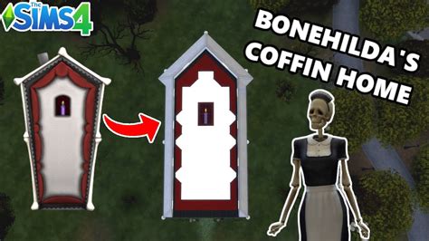 Bonehildas Coffin Home 💀🖤 Sims 4 Simskeleton Youtube