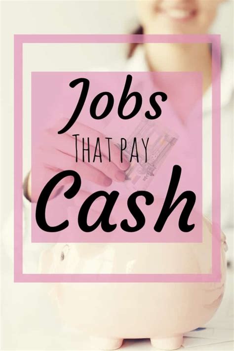 Legitimate Cash Jobs Over 22 Of Todays Best Paying Options