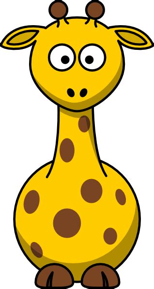 Cartoon Giraffe Clip Art At Vector Clip Art