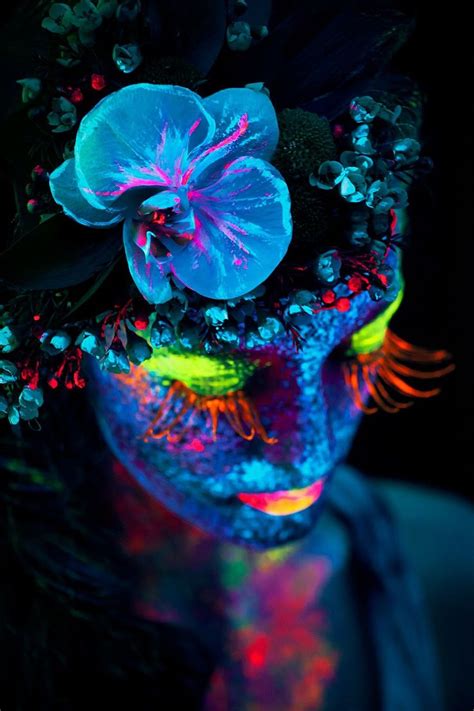 132 Best Images About Art Neon And Light On Pinterest Neon Face Paint