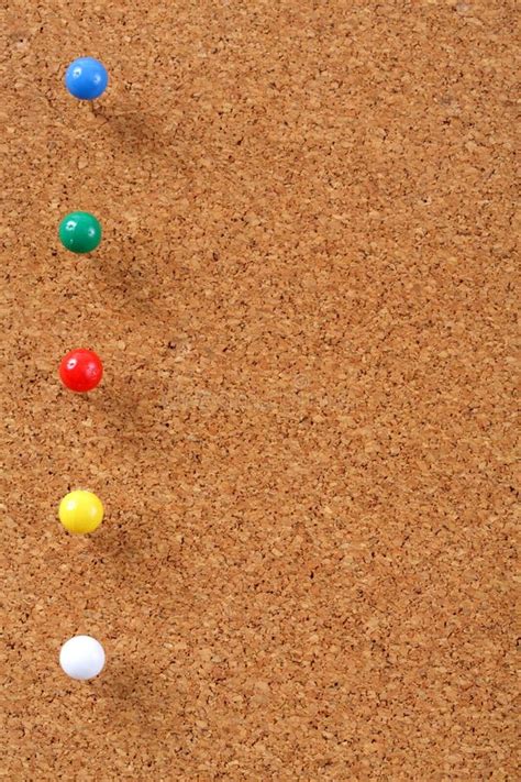 Cork Board With Pins Stock Photo Image 26675500