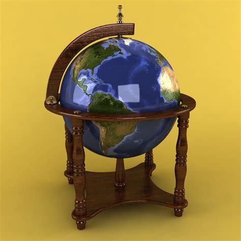World Globe 3d Model