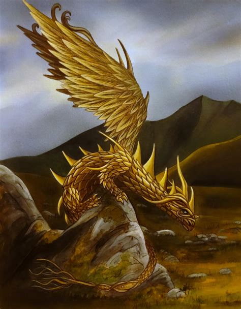 Yellow Dragon By Krisbuzy On Deviantart