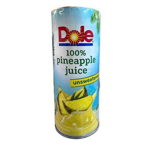 Dole 100 Pineapple Juice Unsweetened In Can 240ml Sukli