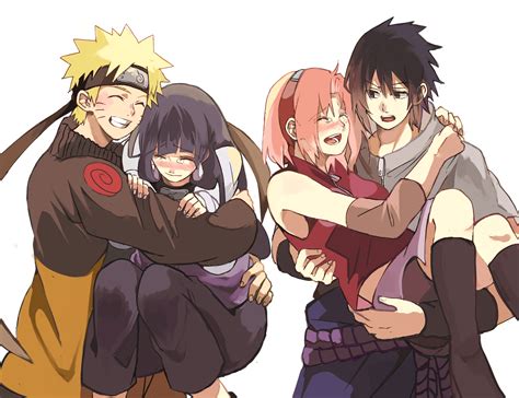 Sasuke And Sakura And Naruto And Hinata
