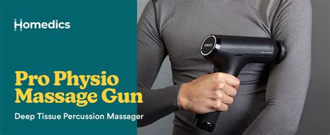 Homedics Pro Power Handheld Physiotherapy Massager Gun Professional Deep Tissue Physio