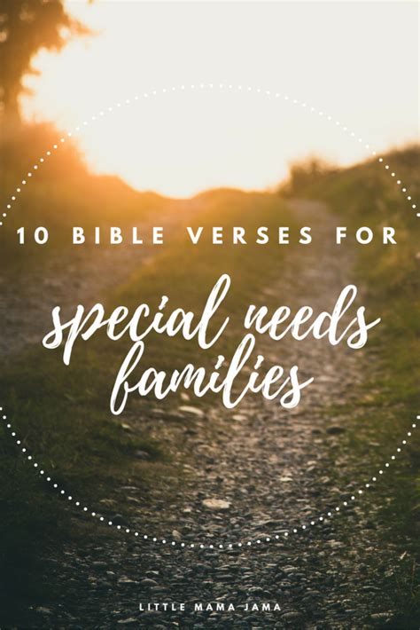 10 Bible Verses For Special Needs Families Little Mama Jama