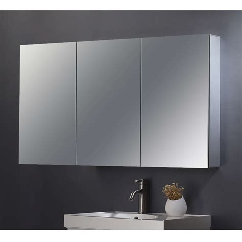 Aluminium Frame Mirror Cabinet 1200mm Otc Tiles And Bathroom