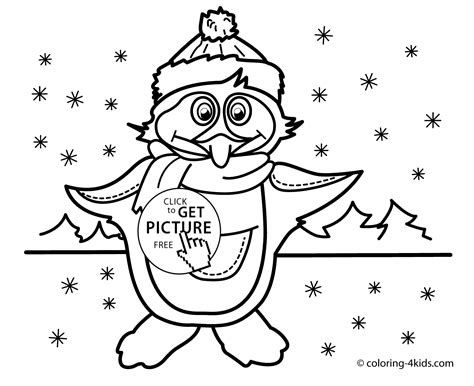 We were hoping for snow since we don't see it much in bangkok. Winter coloring pages penguin for kids, seasons coloring ...
