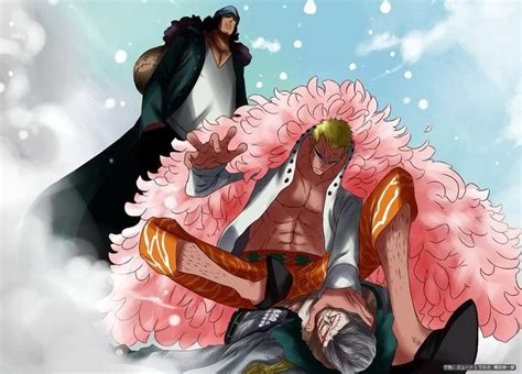 Smoker And Aokiji Vs Doflamingo