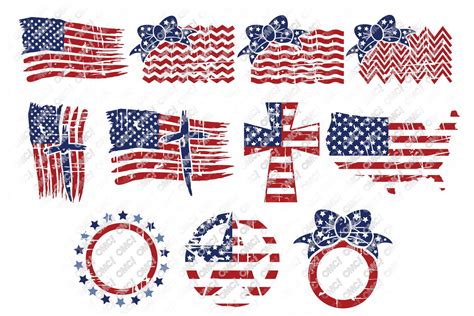 American Flag Svg Distressed 103 SVG File For Cricut