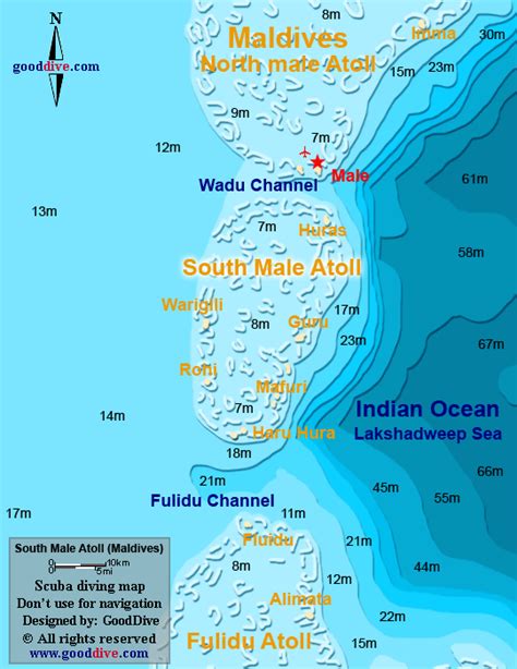 Map Of South Male Atoll