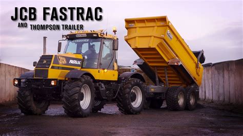 Gary Tests The Fastrac With The New Thompson Dump Trailer Youtube