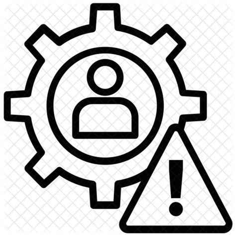 Risk Management Icon Download In Line Style