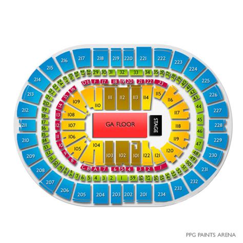 Ppg Paints Arena Tickets Ppg Paints Arena Seating Chart Vivid Seats