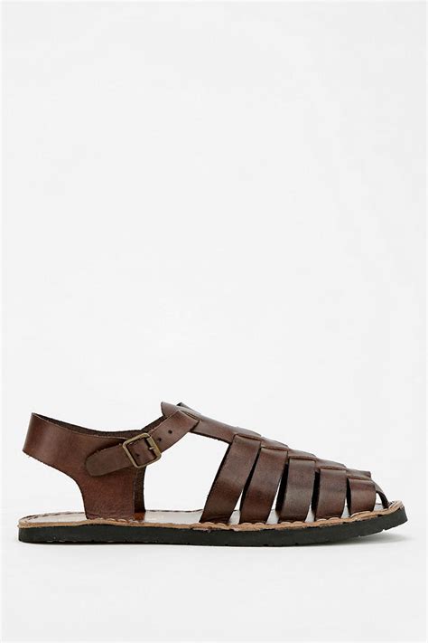 Urban Outfitters Egypt Fisherman Sandal In Brown Lyst