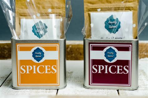 Spice Tin Set6 Blendsfreshly Spicednatural Spice Blend Recipe Kits