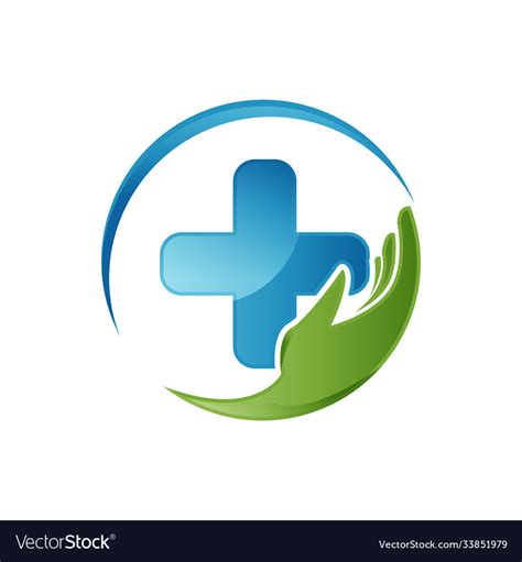 Health Care Medical Logo Design Pharmacy Vector Image