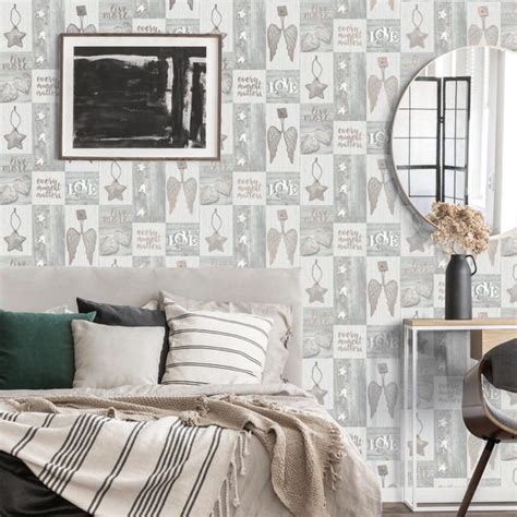 Starlight Home Rose Gold Wallpaper Dunelm