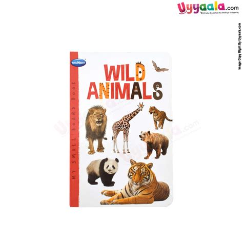 Navneet My Small Board Book Wild Animals 1 5 Years