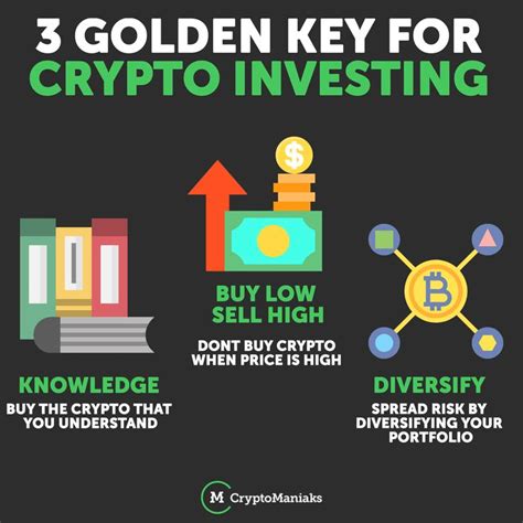Knowledge Buy Low And Sell High And Diversify Is Key In Crypto Investing Budget