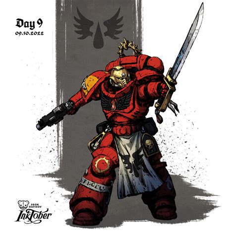Warhammer 40000 Blood Angels By Egor Ursus On Deviantart