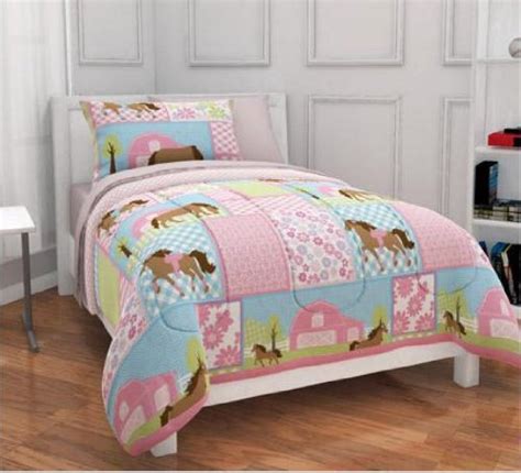 Wall vinyl sticker bedroom horse mustang decal farm house animal decor art z640. Horse Themed Comforter Sets for Girls and Teens