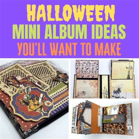 Halloween Mini Albums You Must Make This Holiday