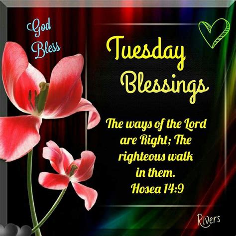 Tuesday Blessings Tuesday Blessings Happy Tuesday Quotes Good