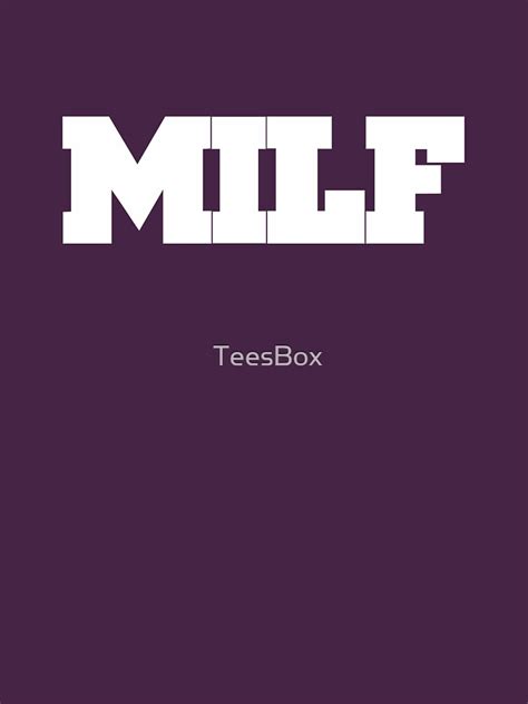 Milf T Shirt For Sale By Teesbox Redbubble Milf T Shirts Mom Id