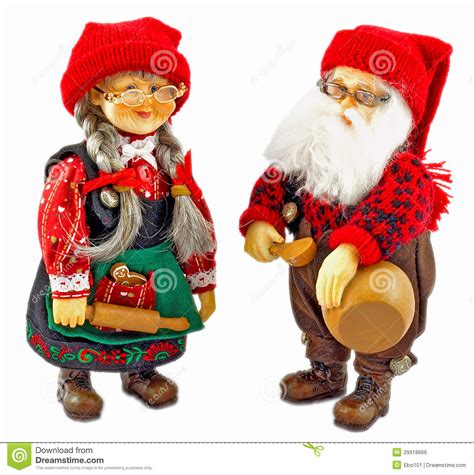 santa claus and his wife royalty free stock image image 29918666
