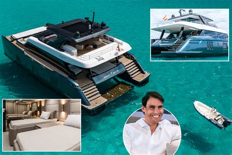 Rafa Nadals Stunning £45m Yacht With Waterfall Fed Spa Pool Jet Ski
