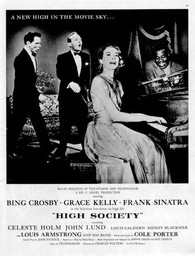 1956 Mgm High Society Classic Vintage Print Ad