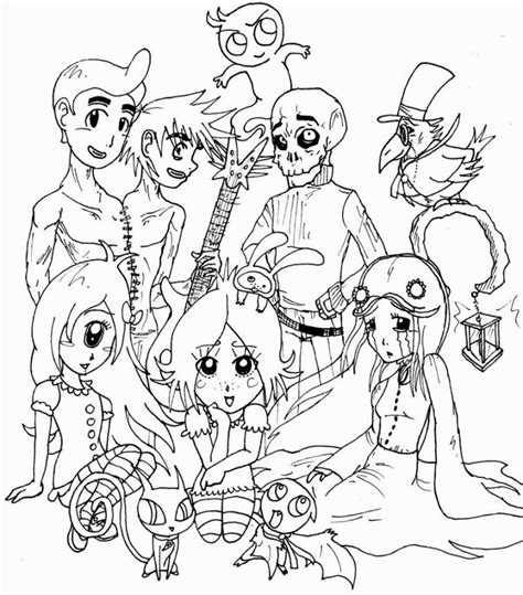 Download Gloom coloring for free - Designlooter 2020 👨‍🎨