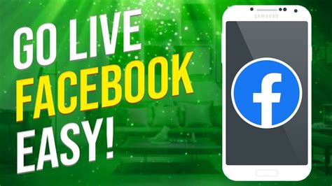 How To Go Live On Facebook 2023 Youtube