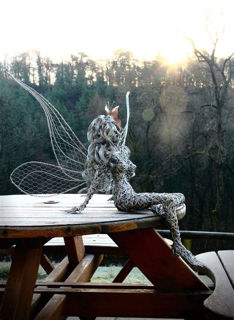 These Fantasy Wire Sculptures By Robin Wight Are From A Fairy World