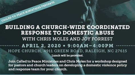 2020 Pastors Workshop Called To Peace Ministries