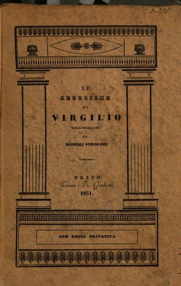 Le Georgiche Di Virgilio Publius Vergilius Maro Free Download