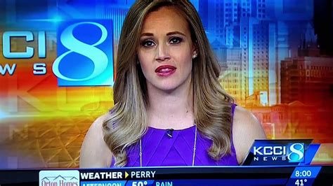 Kcci Anchor Thought She Was Off The Shot Youtube