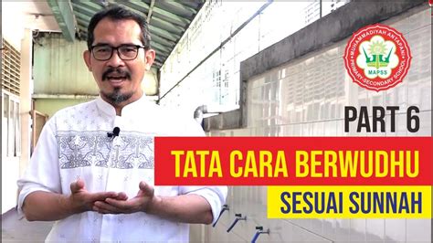 Tata Cara Berwudhu Sesuai Tarjih Muhammadiyah Youtube