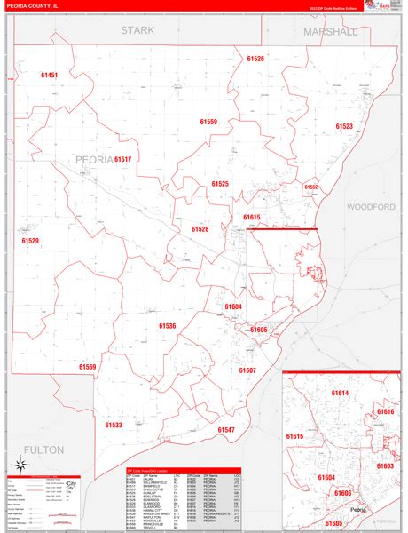 Maps Of Peoria County Illinois