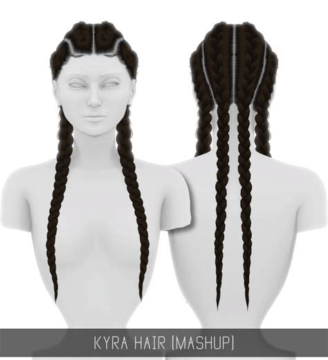 Kyra Hair Mashup At Simpliciaty Sims 4 Updates