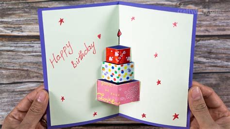 How To Make Happy Birthday Card Happy Birtday Greeting Card